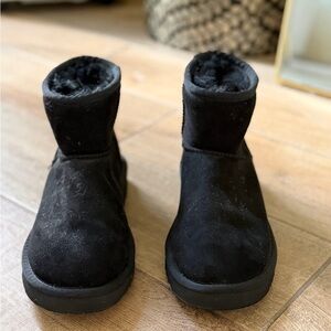 Black Suede Ankle Boots